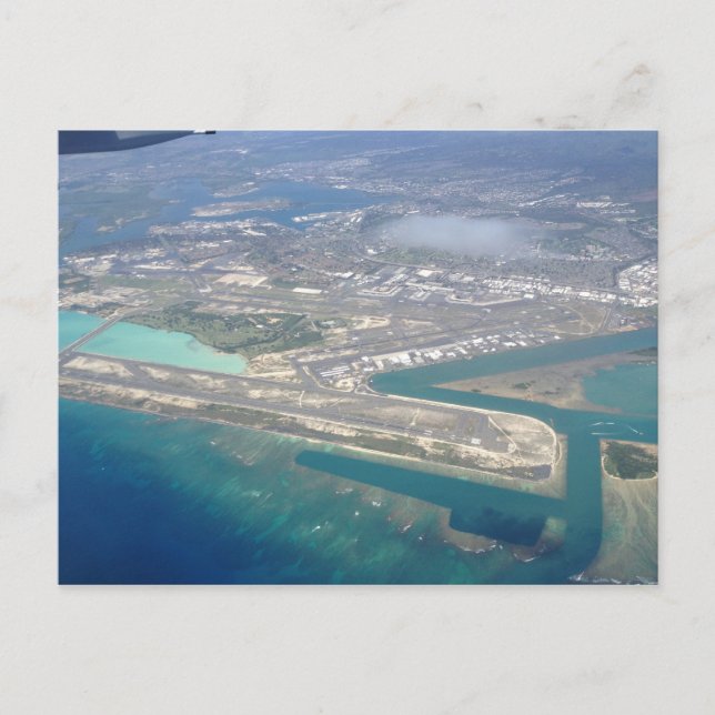 Postal Aeropuerto de Honolulu (Anverso)