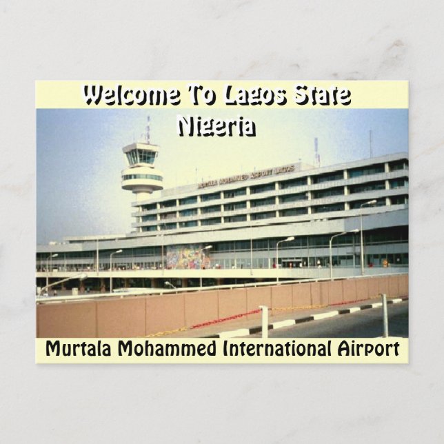 Postal Aeropuerto de Murtala Muhammed (Mojisola Gbadamosi (Anverso)