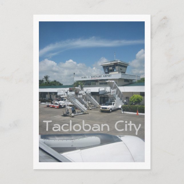Postal Aeropuerto de Tacloban (Anverso)