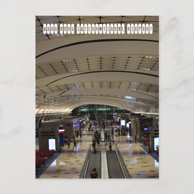 Postal Aeropuerto internacional de Hong Kong (Anverso)