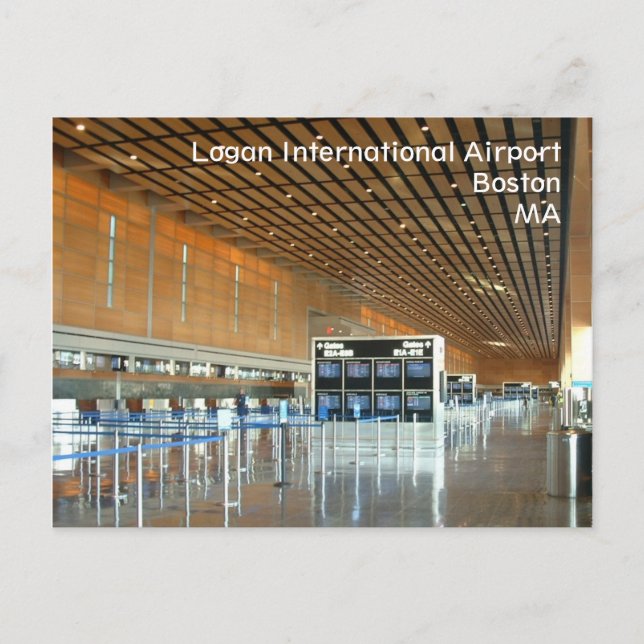 Postal Aeropuerto Internacional de Logan (Anverso)