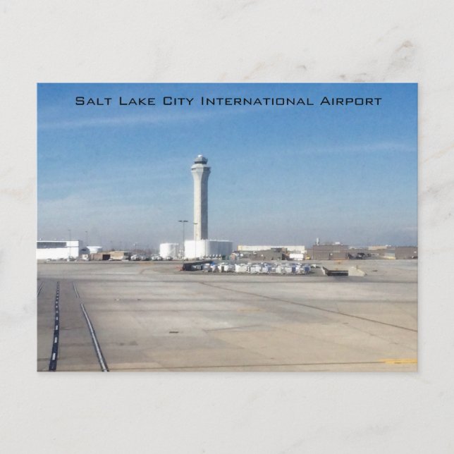 Postal Aeropuerto Internacional Salt Lake City (Anverso)
