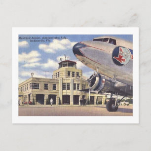 Postal Aeropuerto, Jacksonville, Florida, Vintage