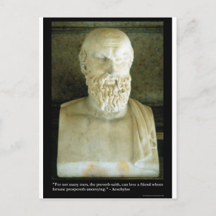 Postal Aeschylus "Dice el Refrán" Regalos Camisetas Etcét