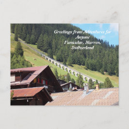 Postal AFA, funicular Murren Suiza