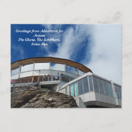Postal AFA Postcard Piz Gloria, Schilthorn, Alpes suizos