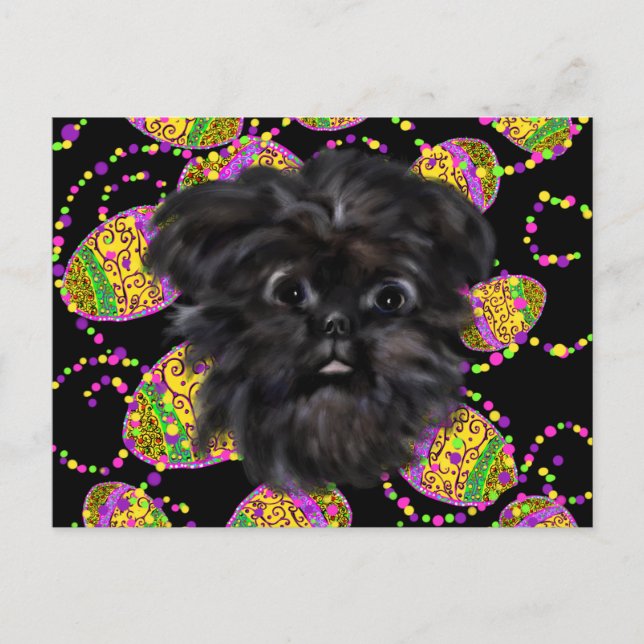Postal Affenpinscher (Anverso)