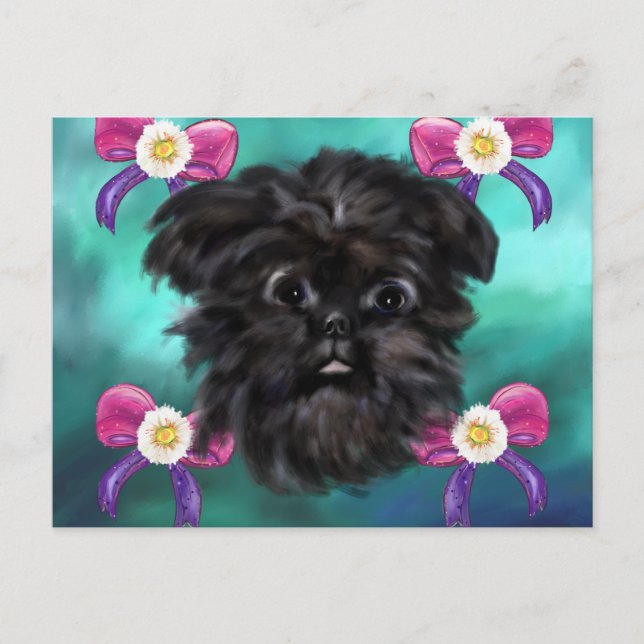 Postal Affenpinscher (Anverso)