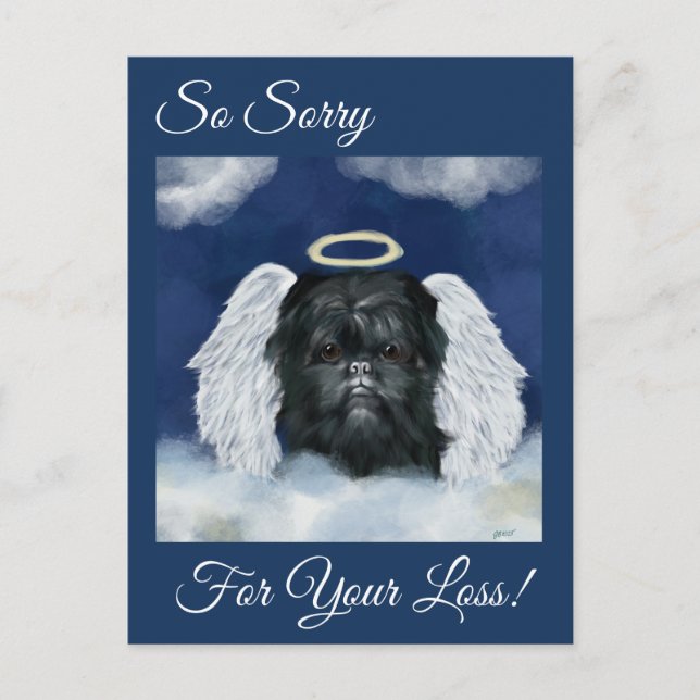 Postal Affenpinscher (Anverso)