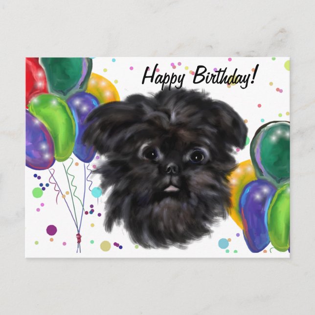 Postal Affenpinscher  (Anverso)