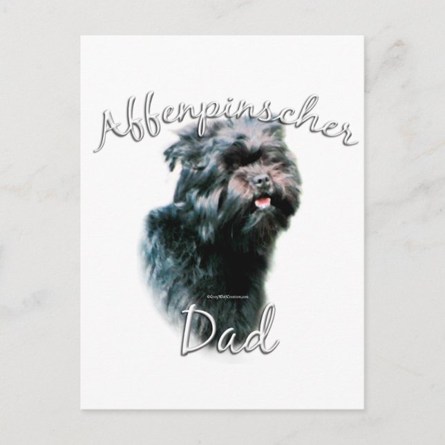 Postal Affenpinscher Dad 2 (Anverso)
