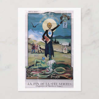 Postal Affiche Absinthe