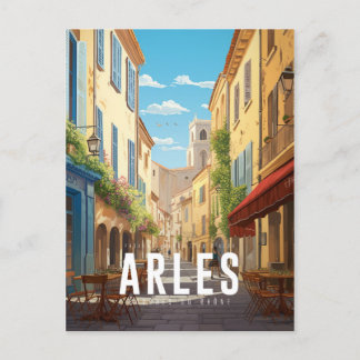 Postal Affiche Arles - France - illustration
