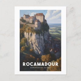 Postal Affiche Rocamadour - France - Département du Lot -