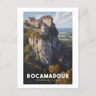 Postal Affiche Rocamadour - France - Département du Lot -