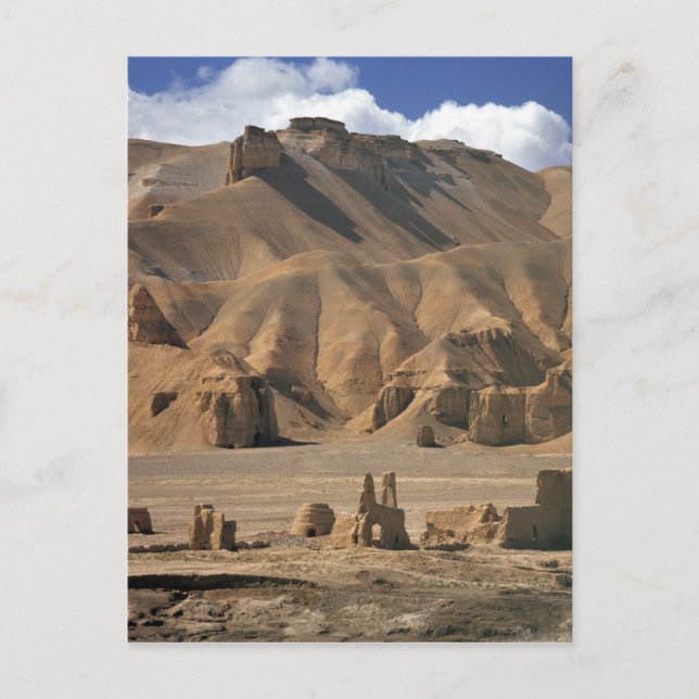 Postal Afganistán, Valle de Bamian. Tierra antigua (Anverso)