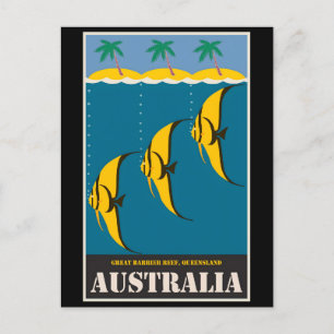 Postal Afiche de Australia