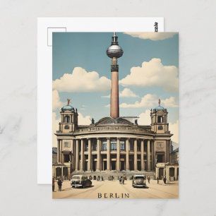 Postal Afiche de Berlín vintage