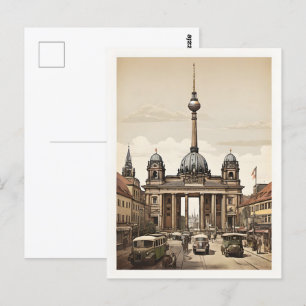 Postal Afiche de Berlín vintage