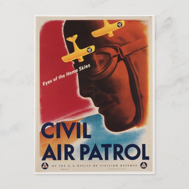 Postal Afiche de época de la Segunda Guerra Mundial (Anverso)