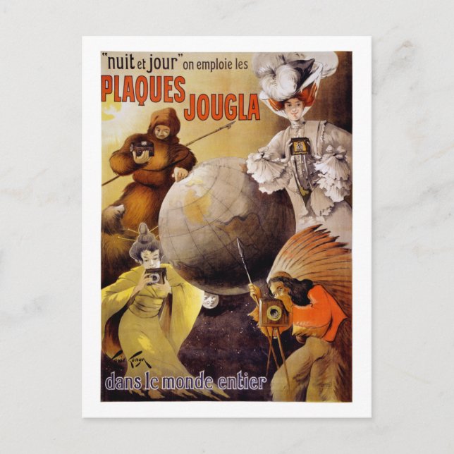 Postal Afiche de época francés restaurado (Anverso)