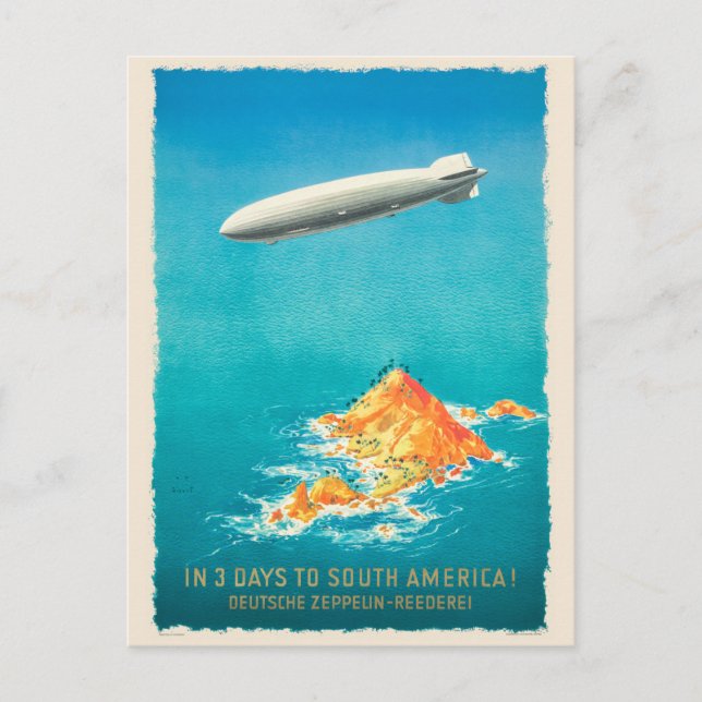 Postal Afiche de la cosecha de 1935 en Sudamérica (Anverso)