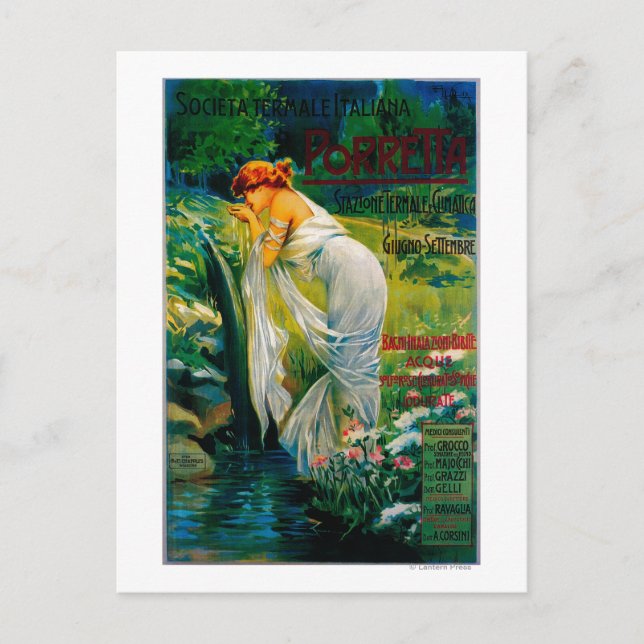 Postal Afiche de la cosecha de Italiana de la Societa Ter (Anverso)