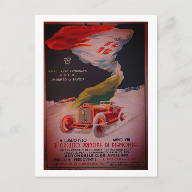 Postal Afiche de la época de 1930 (Anverso)