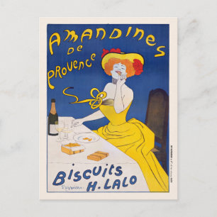 Postal Afiche de la época de Amandines de Provenza de 190