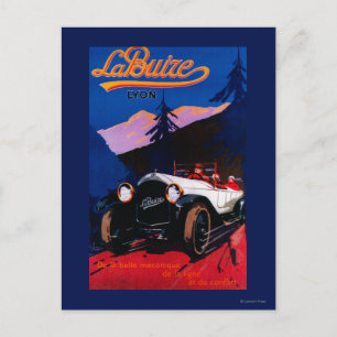 Postal Afiche de la época de La Buize LyonEurope