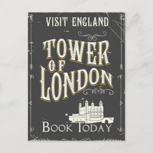 Postal Afiche de la Torre de Londres Inglaterra