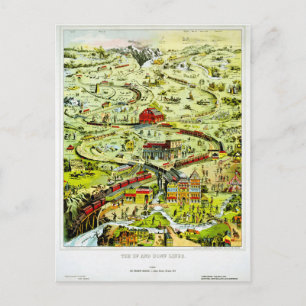 Postal Afiche de la vieja usanza de Inglaterra