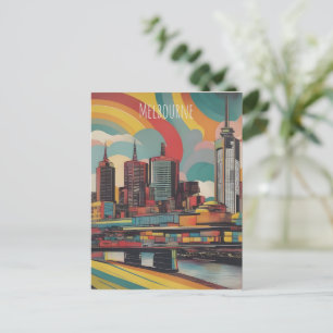 Postal Afiche de Melbourne