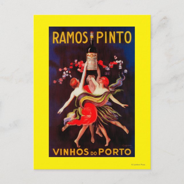 Postal Afiche de Ramos Pinto VintageEurope (Anverso)