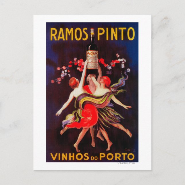 Postal Afiche de Ramos Pinto VintageEurope (Anverso)