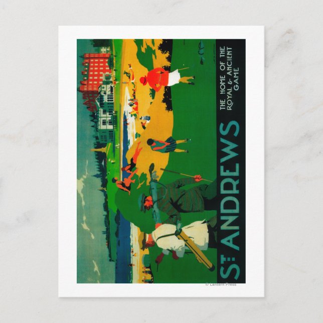 Postal Afiche de San Andrés VintageEurope (Anverso)