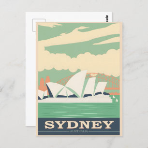 Postal Afiche de Sydney