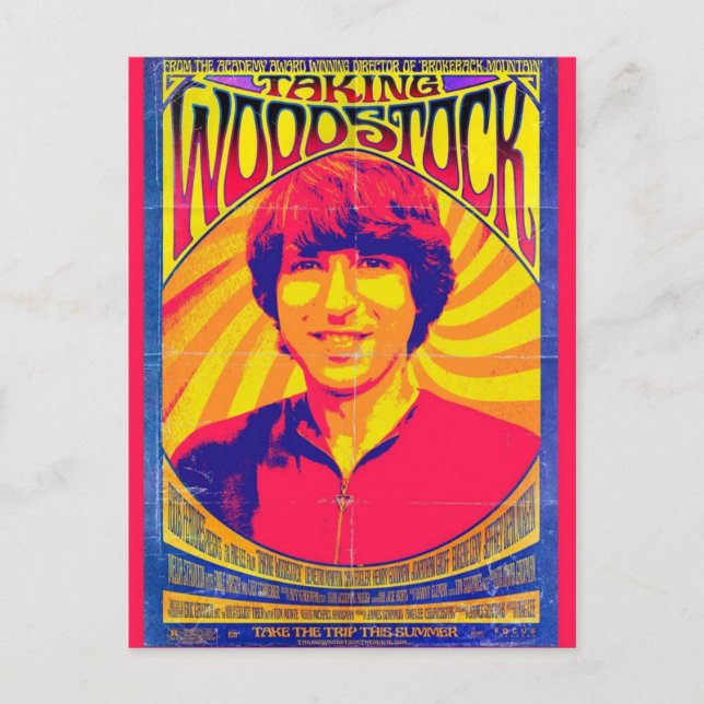 Postal Afiche de TomandoWoodstock (Anverso)