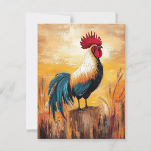 Postal Afiche de una pintura posteopetrolera