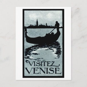 Postal Afiche de Venecia de 1920