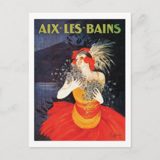 Postal Afiche de viaje de Aix Les Bains