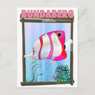 Postal Afiche de viaje de Bundaberg Australia