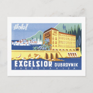 Postal Afiche de viaje de Excelsior Dubrovnik