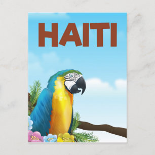 Postal Afiche de viaje de Haití