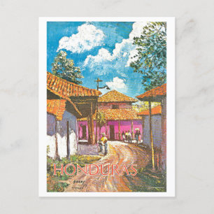 Postal Afiche de Viaje de Honduras