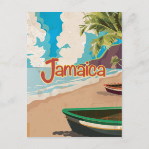 Postal Afiche de Viaje de Jamacia