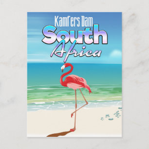Postal Afiche de viaje de Kamfers Dam Sudáfrica