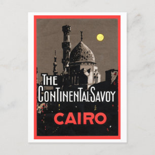 Postal Afiche de viaje de La Saboya Continencial, El Cair