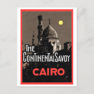 Postal Afiche de viaje de La Saboya Continencial, El Cair