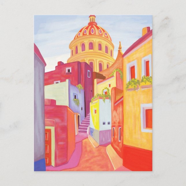 Postal Afiche de viaje de México (Anverso)